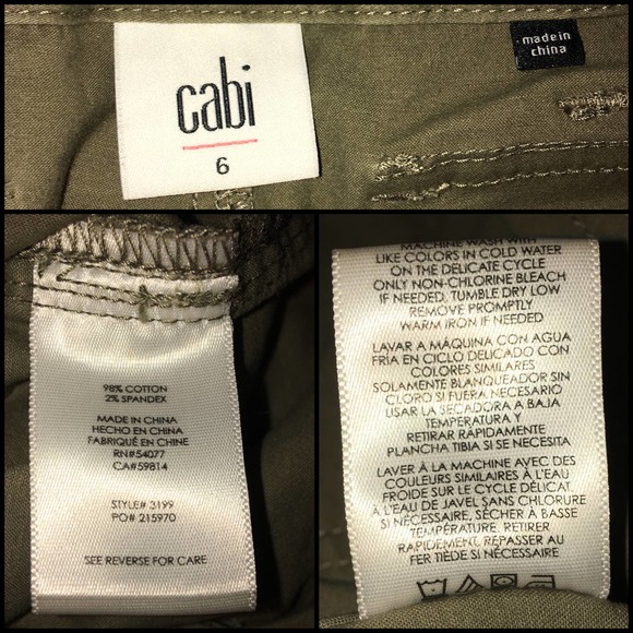 Cabi Scout Flap Button Pocket Taper Stretch Pants - Picture 10 of 16